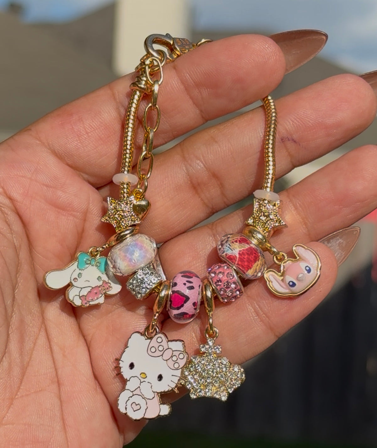 Sweet Kawaii Mix Charm Bracelet