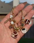 Leopard Latte Charm Bracelet