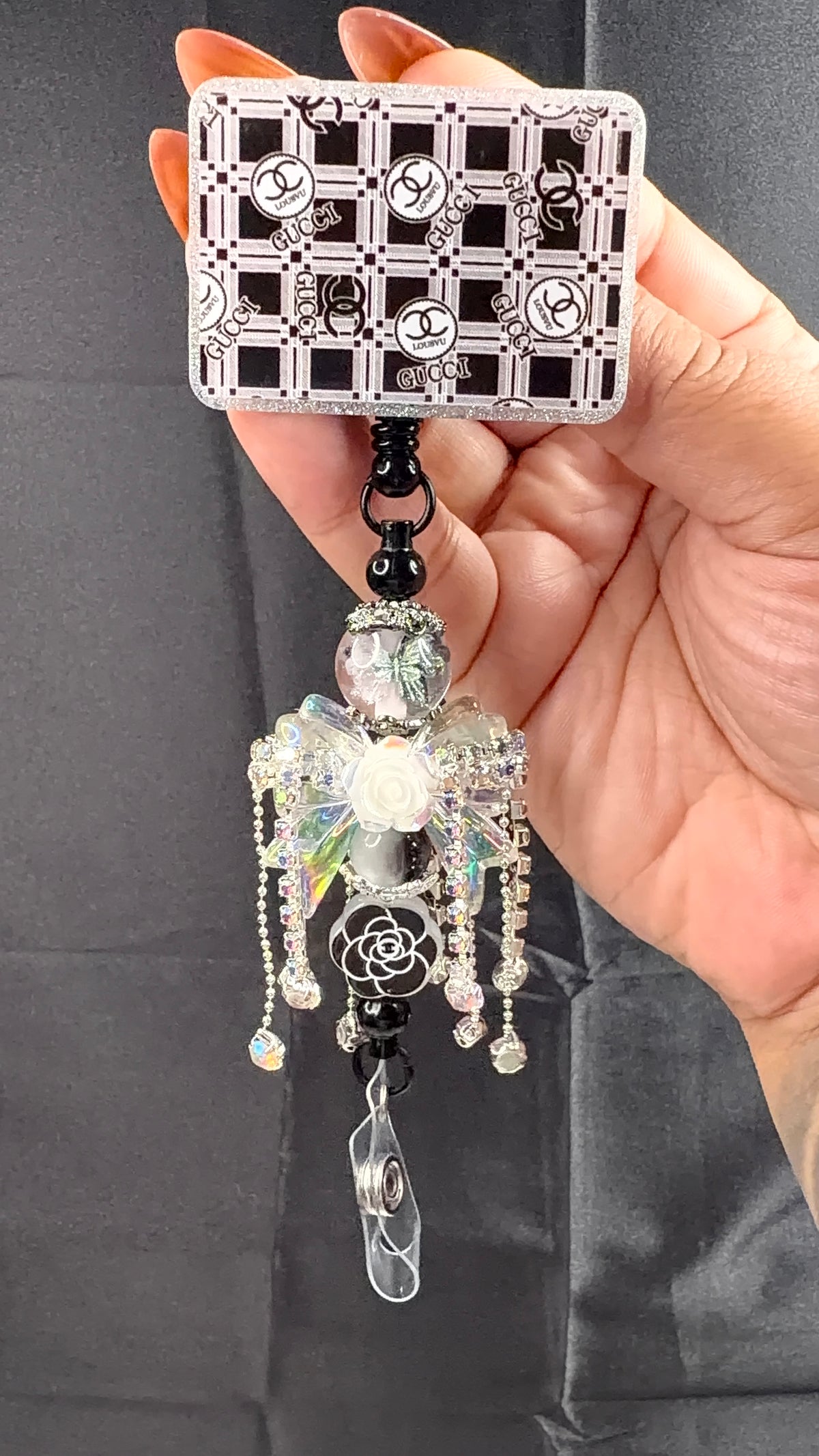 Noir Crystal Bow